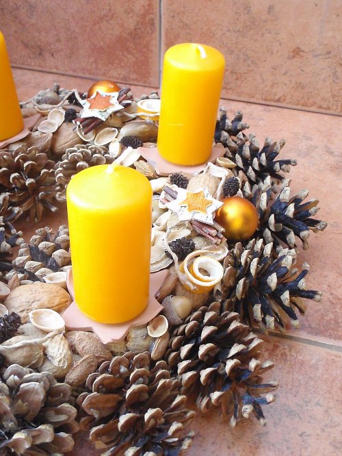 Adventní věnec v pomerančové - 9 — foto 5