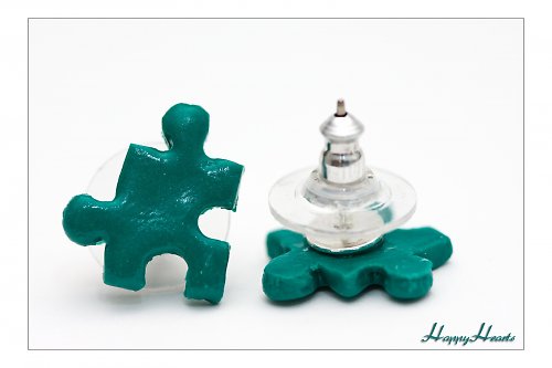 Puzzle náušnice — foto 3
