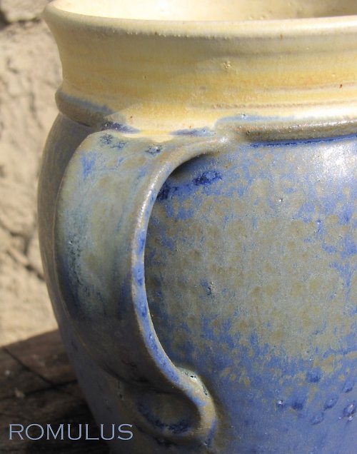 Modrý hrnek - kamenáč 0,75l — foto 2