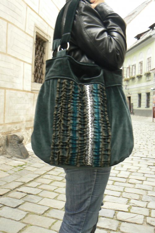 Sametová taška LOIZEAU — foto 4