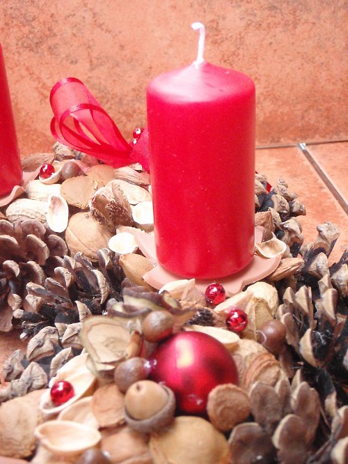 Adventní věnec v červené - 12 — foto 6