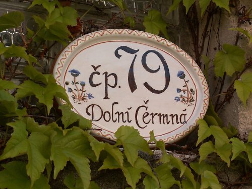 Keramické domovní číslo — foto 2