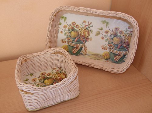 Sada tác a košík — foto 2