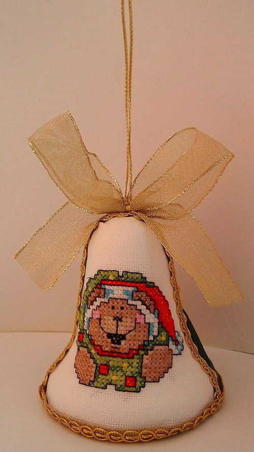 Vánoční méďa s adventním věncem — foto 5