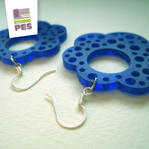 NÁUŠNICE Flower Rings — foto 2