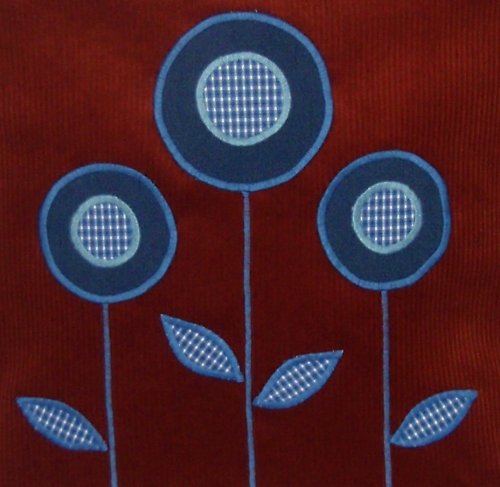 Kabelka s aplikací THREE FLOWERS - SLEVA 50 % — foto 5