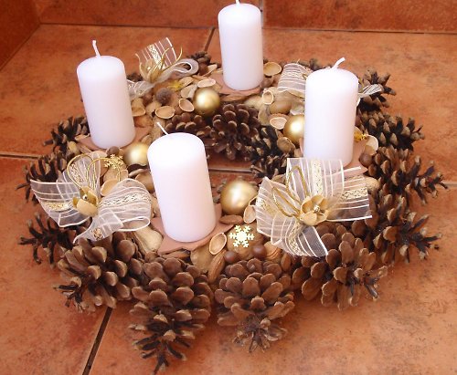 Adventní věnec v bílé - 20 — foto 2