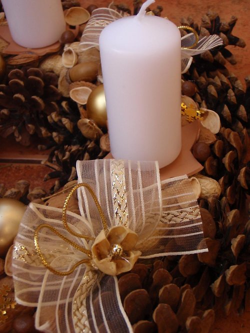 Adventní věnec v bílé - 20 — foto 4