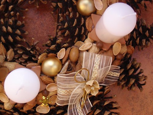 Adventní věnec v bílé - 20 — foto 5