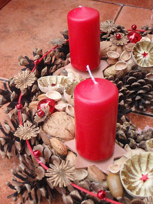 Adventní věnec v červené - 25 — foto 3