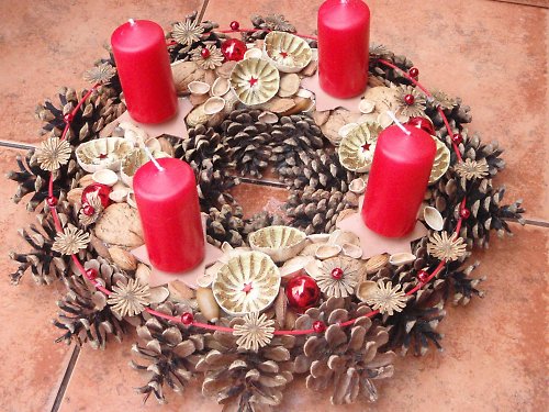 Adventní věnec v červené - 25 — foto 5