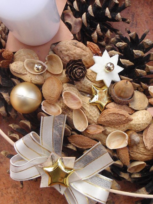 Adventní věnec v bílé - 27 — foto 3