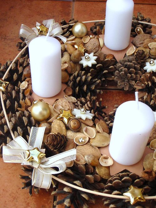 Adventní věnec v bílé - 27 — foto 5