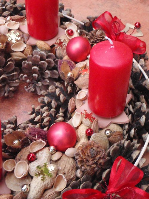 Adventní věnec v červené - 29 — foto 2