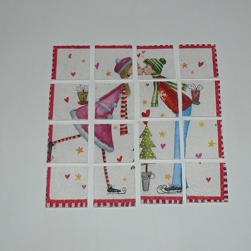 Puzzle vánoční pusa — foto 3