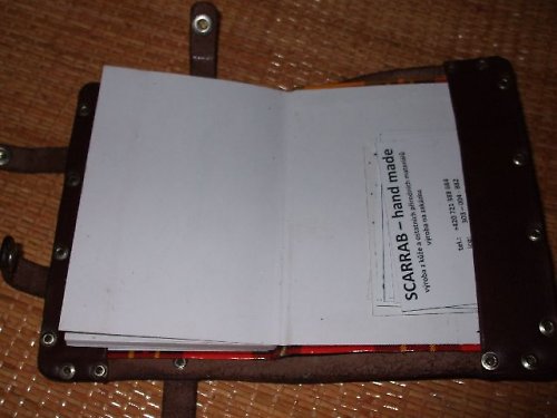 Luxusní kožený obal na sešit A6 — foto 2