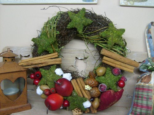 Adventní věneček na dveře — foto 2