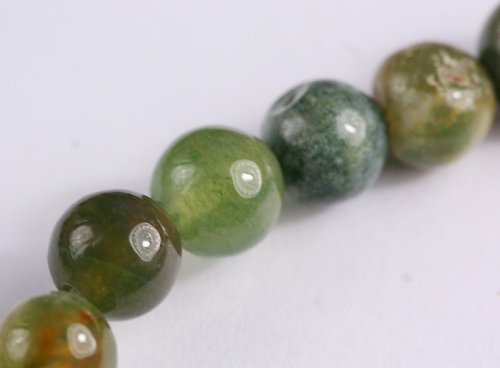 Zelený jadeit – 5 mm, 5 ks — foto 3