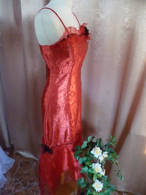 Rudé s květy - SLEVA — foto 5