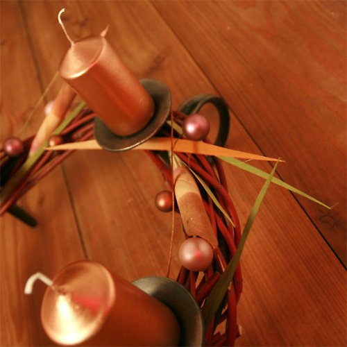 Adventní věnec kovaný — foto 2