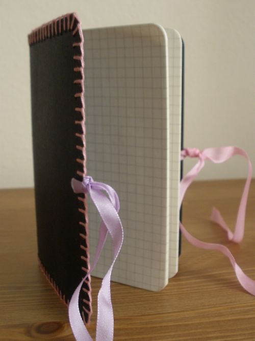 Obšitý Moleskine v růžové — foto 3
