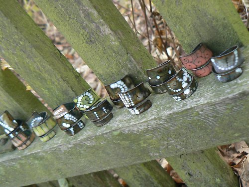 Smaltovaný prsten F — foto 3