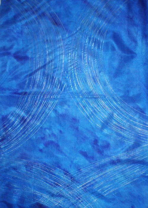 Modrá elegance - šál 150x40cm - REZERVACE FUFI — foto 3