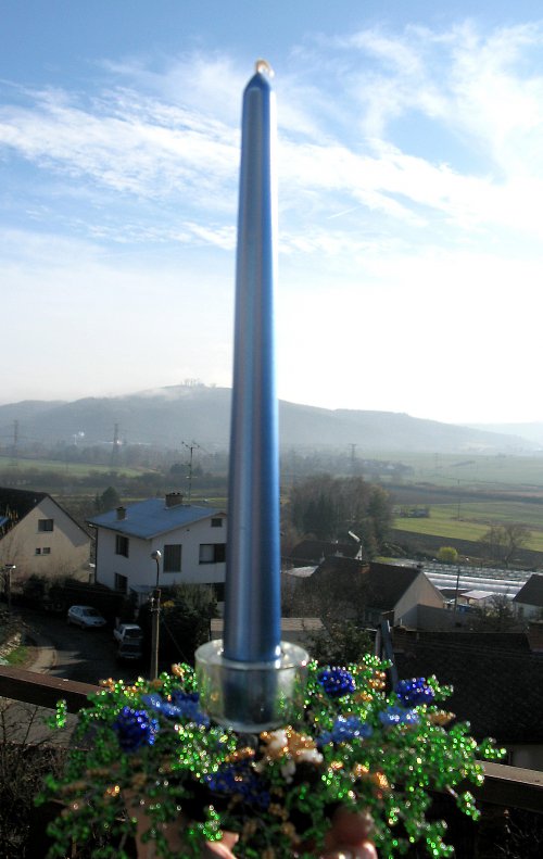 Korálkový svícen — foto 6