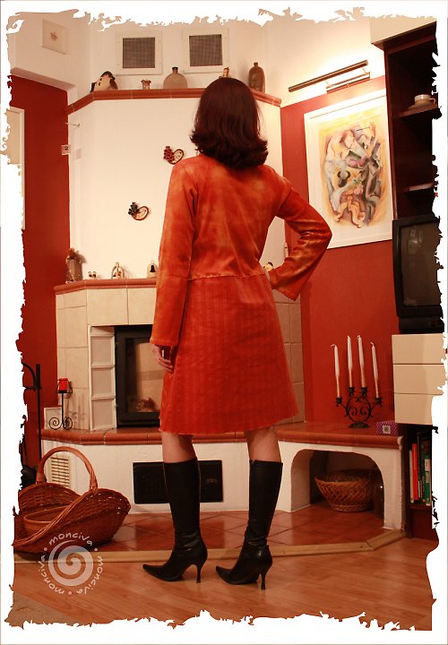 Oranžáda šatky vel. M/L — foto 3