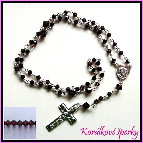 Růženec s krystaly Swarovski — foto 2