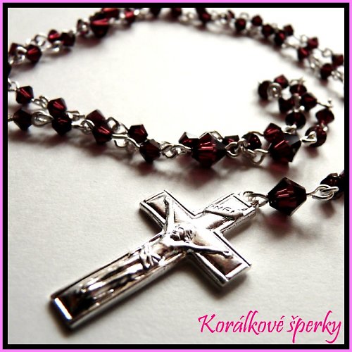 Růženec s krystaly Swarovski — foto 3