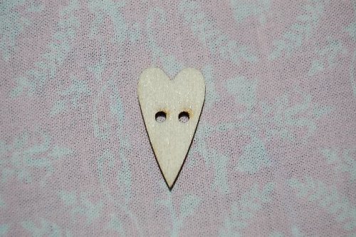 Knoflík: Srdíčko 2,5 cm — foto 2