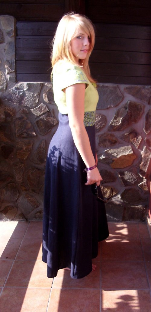 Lněné šaty — foto 4