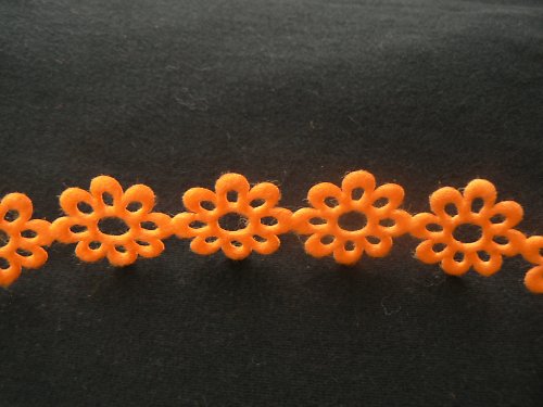 Kytičky plsť - oranžové - 10ks — foto 2