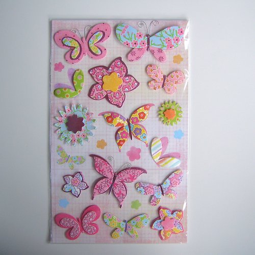 Samolepky 3D - BUTTERFLIES *** SLEVA!!! — foto 3