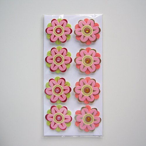 Samolepky 3D - FLOWERS — foto 2