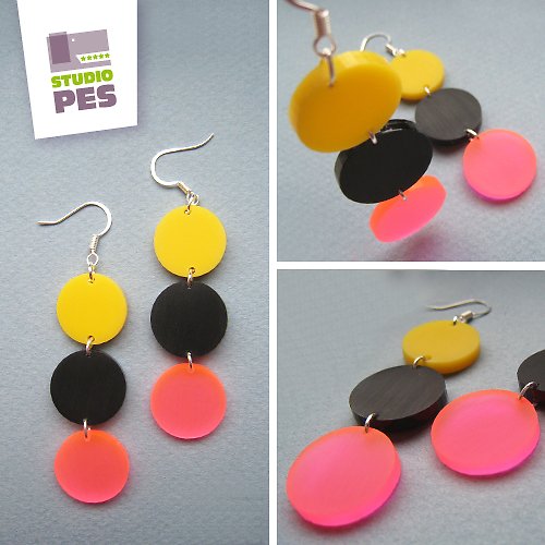 NÁUŠNICE colour dots — foto 2