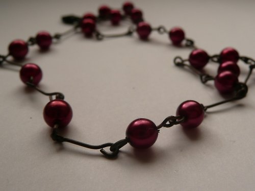 Červené měděné korálky — foto 3
