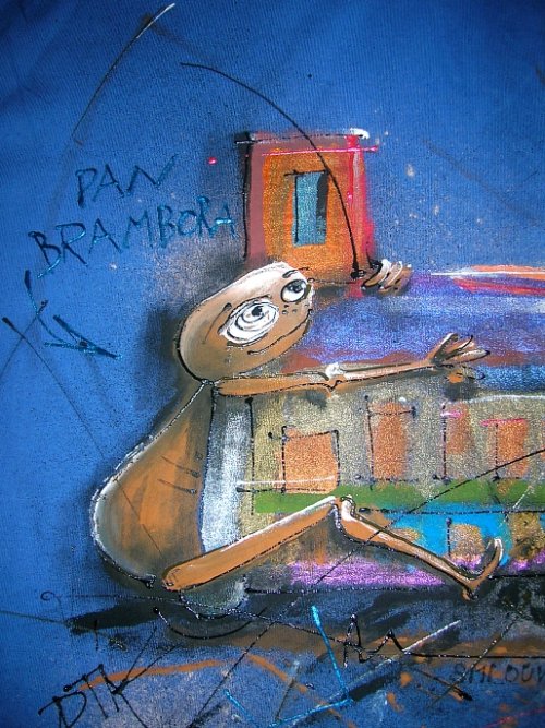 Triko pánské, "pan BRAMBORA MÁ AUTO", XL — foto 4