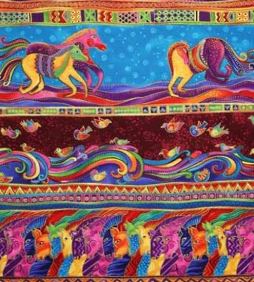 Laurel Burch - Koně proužky — foto 3