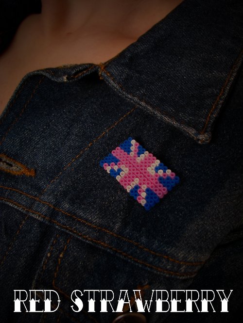 Union jack v růžovém — foto 3