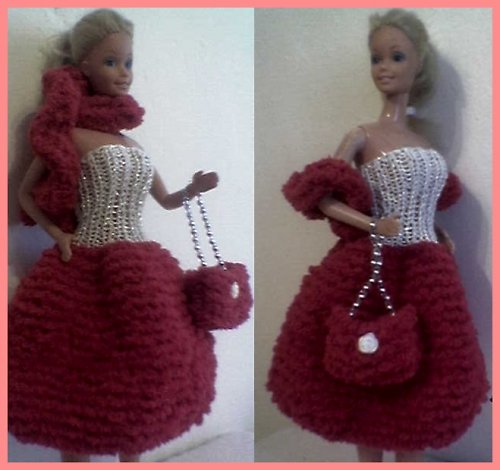 Večírkové šaty pro Barbie — foto 2