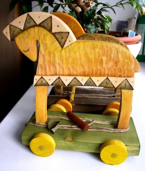 Koník Vintage - yellow — foto 2