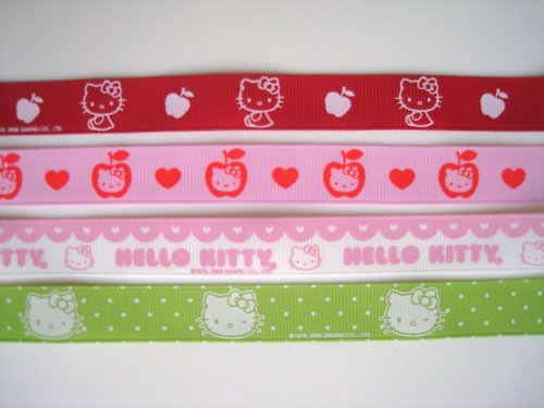 Žebrovaná stuha HELLO KITTY II. — foto 2