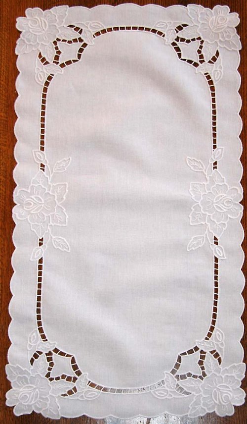 Dečka Richelieu 44x84cm - motiv růže — foto 2