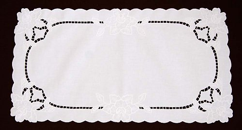 Dečka Richelieu 44x84cm - motiv růže — foto 3