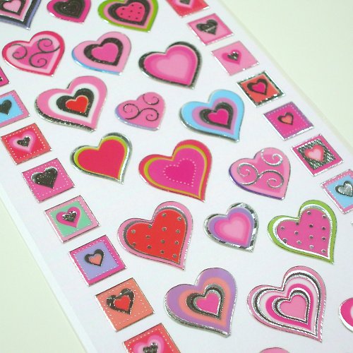 Samolepky - HEARTS — foto 2