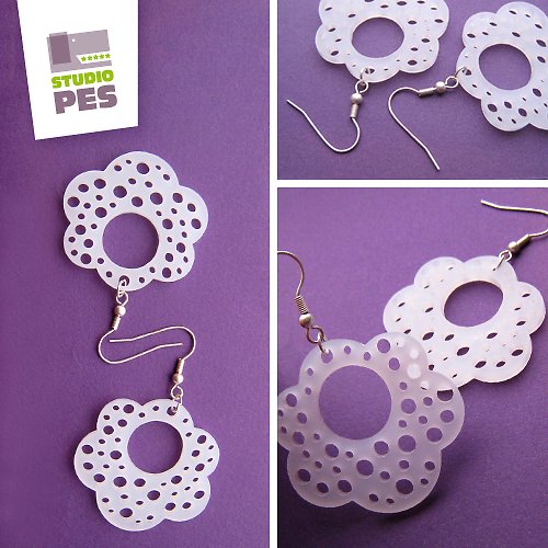 NÁUŠNICE Flower Rings II — foto 2