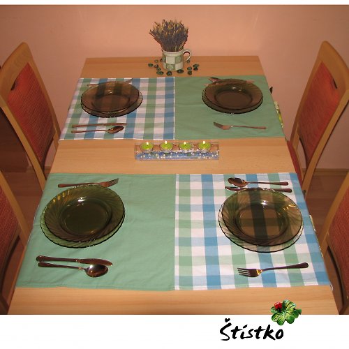 Ubrus - prostírání Dora - do zelena — foto 2