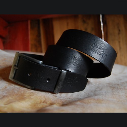 Černý opasek s želvami — foto 4